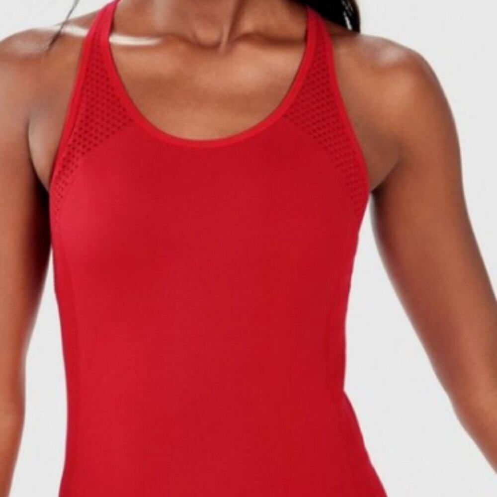 Fabletics Delta Seamless Tank III RED szM Moisture Wicking